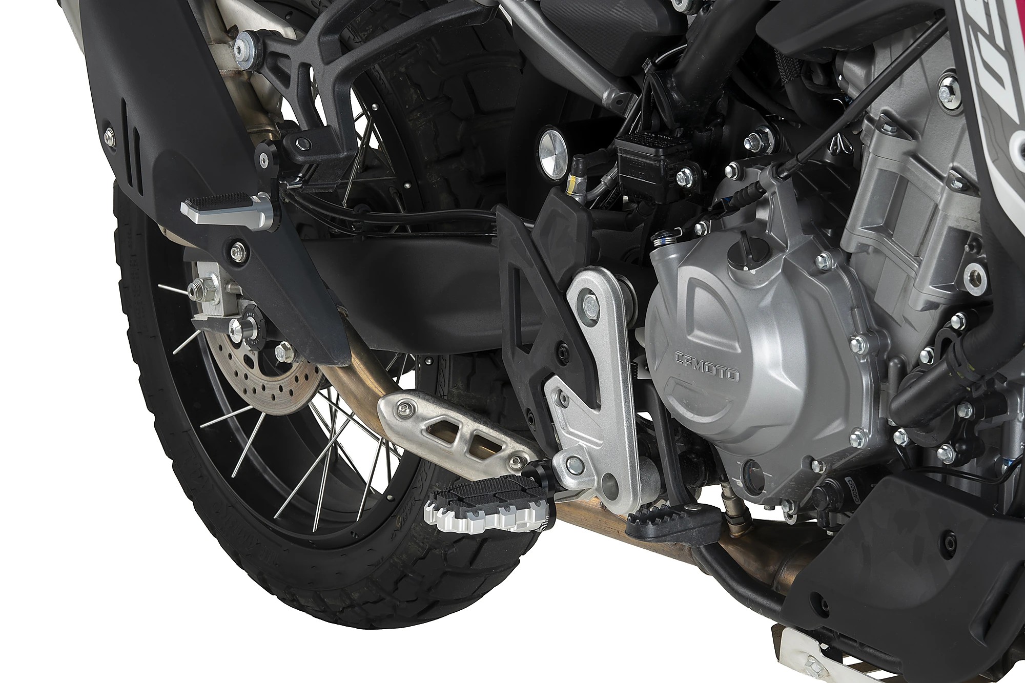 Enduro 2.0. Footpegs Silver