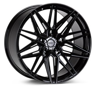 HF-7 20x10.5 / 5X120 / ET38 / Deep Face / 72.56 - Gloss Black Wheel