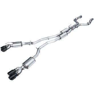 Awe Touring Edition Exhaust For Ford Explorer St - Diamond Black Tips