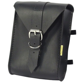 Universal Fit Mini Sissy Bar Bag (6 in L x 8 in W x 3 in H) - Black