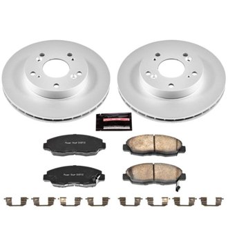 Evolution Coated Rotor And Low-Dust Ceramic Brake Pad Kit