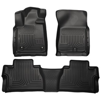 14 Toyota Tundra Weatherbeater Black Front & 2nd Seat Floor Liners