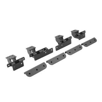 Dominator Xtreme D6 Side Steps with Rocker Panel Mounting Brackets Kit