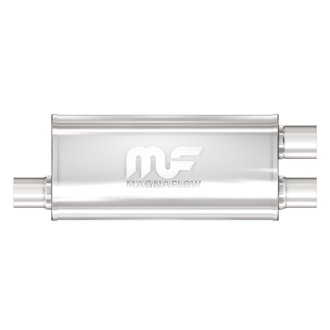 3 in/2.5 in Offset/Dual; 5 in x 18 in x 8 in Body Muffler