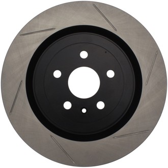 Sport Slotted Brake Rotor; Rear Left