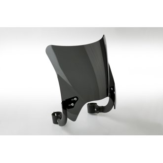 Fits 52-56 mm. O.D. Mohawk Black Hardware/Curve Bracket/Windshield-Dark Tint