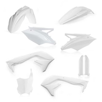 16-17 Kawasaki KX450F Full Plastic Kit - White