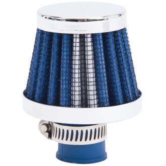 Conical Valve Cover Breather with 9mm Inlet in Blue Element