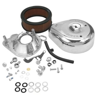 93-99 BT/91-03 Sportster Models Teardrop Air Cleaner Kit for S&S Super E/G Carb