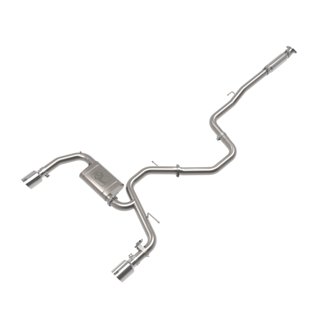 Takeda 3 IN 304 Stainless Steel Cat-Back Exhaust w/ Polished Tips