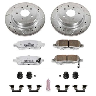 Z26 Street Performance Ceramic Brake Pad and Drilled & Slotted Rotor Kit