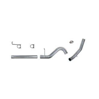 Diamond Eye KIT 4in DPF-BACK Single AL: 11-12 CHEVY 6.6L 2500/350