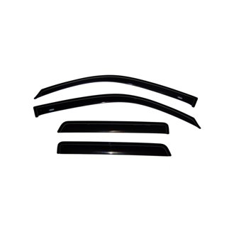 AVS 02-09 Chevy Trailblazer Ventvisor Outside Mount Window Deflectors 4pc - Smoke