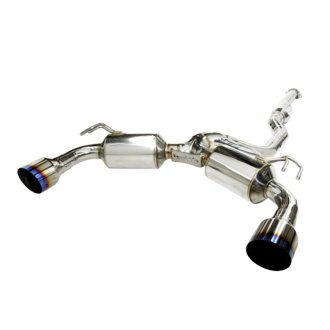 2009+ Mitsubishi Evo X Dual N1 Titanium Tip Cat-back Exhaust