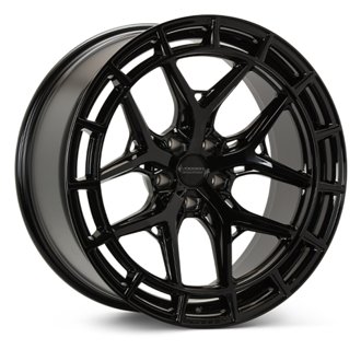 HFX-1 20x12 - 5x120.65 - ET48 - Super Deep - 70.3 - Gloss Black Wheel