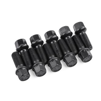 Lug Bolts - Use w/2-3mm Spacers - 30mm - Black (Set of 10