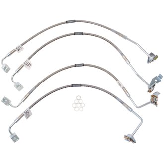 Performance 07-08 Jeep Wrangler JK with 4in Lift Brake Line Kit