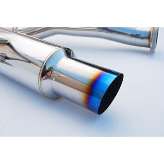 08-09 WRX Sedan 76mm (101mm tip) RACING Titanium Tip Cat-back Exhaust