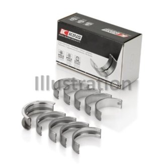 King 91-04 Nissan 146CI/2.4L KA24DE L4/89-97 146CI/2.4L KA24E L4  Main Bearing Set - Size +0.25mm