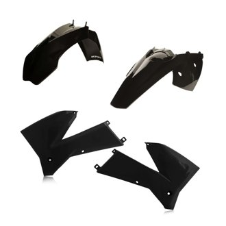 05-07 KTM EXC/06-07 XC-W200-525 Plastic Kit - Black