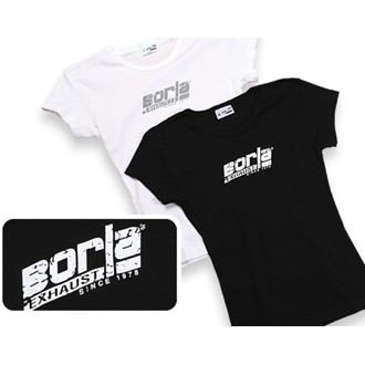Women's Distressed Black Scoop Neck T-Shirt - Medium