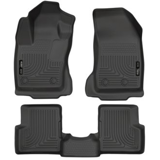 2015 Jeep Renegade Weatherbeater Black Front and Second Row Floor Liners