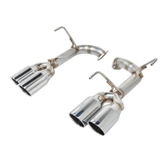 2015+ Subaru WRX STi VA Axle Back Exhaust w/Stainless Steel Double Wall Tip 4in