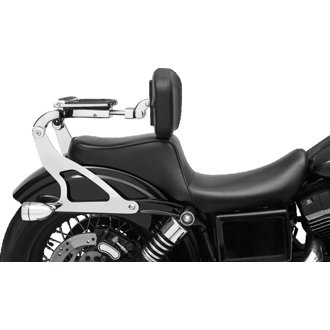 Fixed Mounts Multi-Purpose Driver/Passenger Backrest 06-17 Dyna Models Chr (No Mount