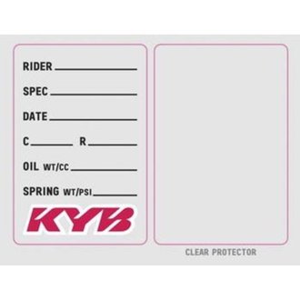 NA STICKERS KYB SUSPENSION SPEC STICKER (3 PACK