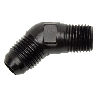 Performance -8 AN to 3/8in NPT 45 Degree Flare to Pipe Adapter