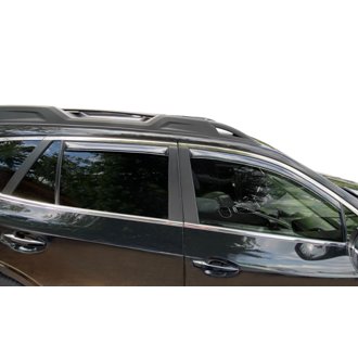AVS 20-22 Subaru Outback Ventvisor In-Channel - 4pc - Smoke