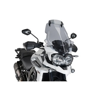 Touring Windshield With Visor Smoke