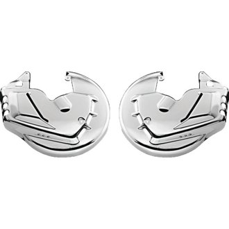 Brake Rotor Cover Honda 01-17 GL1800 Except Airbag Models - Chrome