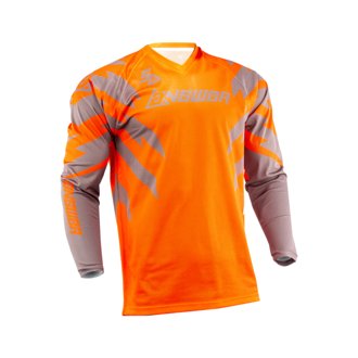 26 LE Syncron Rizz Vented Jersey Orange/Grey/White - Medium