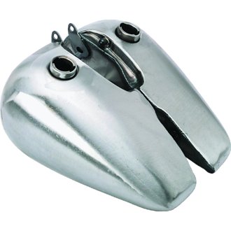 Bikers Choice 36-84 Big Twin 5 Gallon Fatbob Tanks Cam Style Caps 22MM Petcock Pr