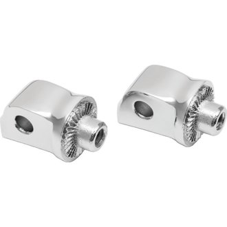 Splined Passenger Peg Adapter Chrome