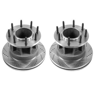 Evolution Performance Drilled And Slotted Rotor Pair