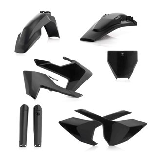 16-18 Husqvarna TC125/ FC250-450/ TC250/ TX300/ FX350/450 Full Plastic Kit - Black