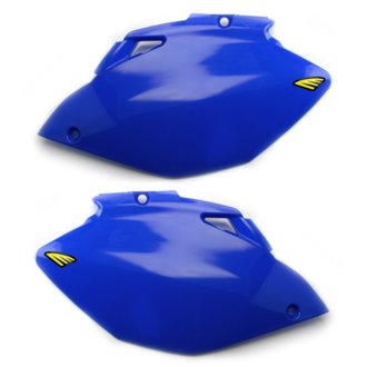06-09 Yamaha YZ250-450F Side Number Panels - Blue