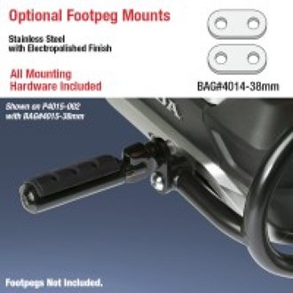 18-23 Honda GL1800 Footpeg Bracket 38 mm. - Silver