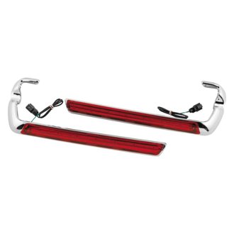 Letric Lighting Saddlebag Side Marker Led Chrome/Red