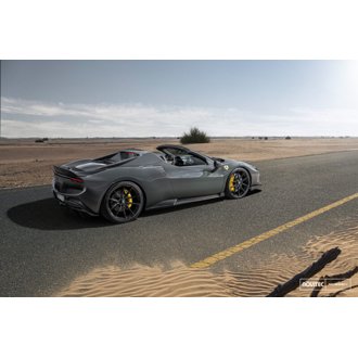 x Novitec NF10 21x9.5in - 5x114.3 BP - ET38 - Gloss Black Ferrari 296 Front Wheel