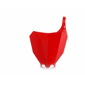 17-18 Honda CRF250R/CRF450R/CRF450RX Front Number Plate - 00 CR Red