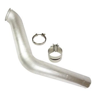 Turbo Downpipe Kit - S400 4in Aluminized Full Marmon