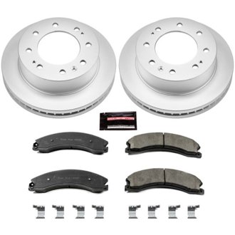 Evolution Coated Rotor And Low-Dust Ceramic Brake Pad Kit