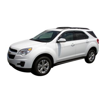 AVS 10-17 Chevy Equinox Ventvisor Outside Mount Window Deflectors 4pc - Smoke