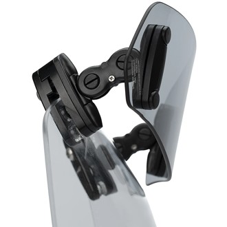 Multi-Adjustable Visor Clip-On Smoke