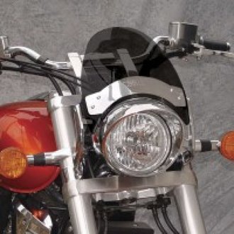 Fits Up to 43 mm. O.D. Flyscreen-Chrome Dark Tint