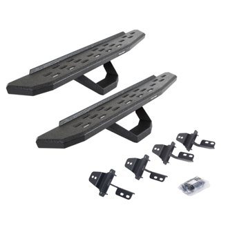 RB30 Running Boards with Mounting Brackets, 1 Pair Drop Steps Kit