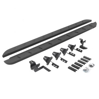 RB10 Slim Line Running Boards with Mounting Brackets Kit
